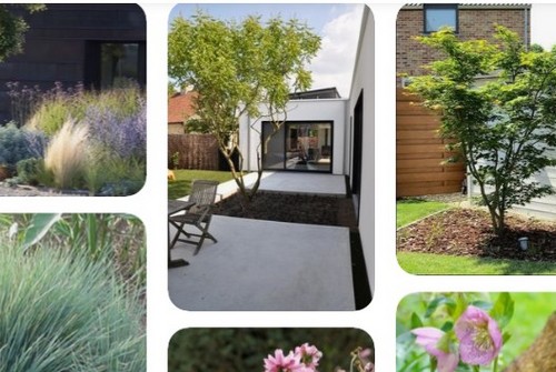 Moodboard met tuinideeën